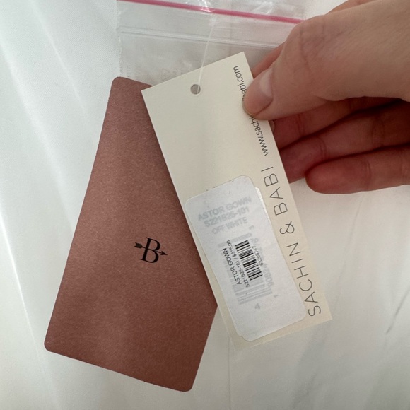 Sachin & Babi NWT BHLDN Anthropologie Astor Bridal Gown Sz 4 - Picture 9 of 16